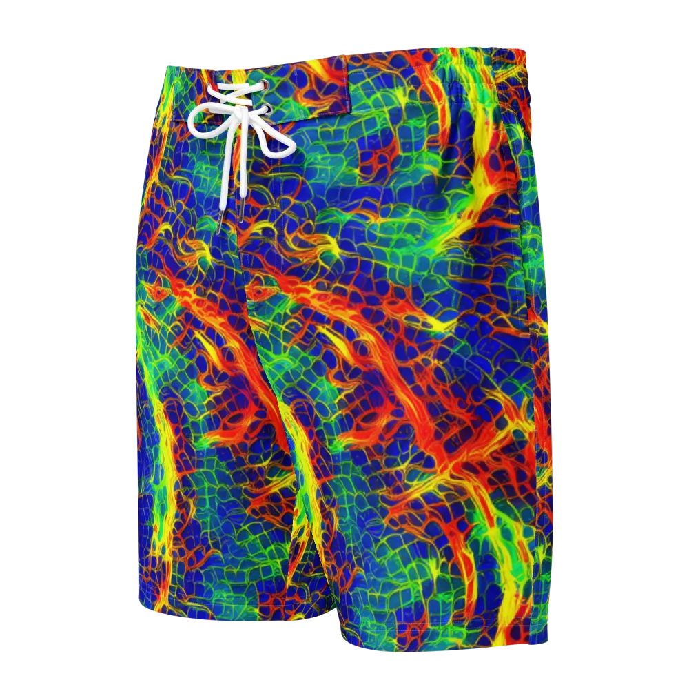 Solar Labyrinth on Men's Board Shorts — Front
