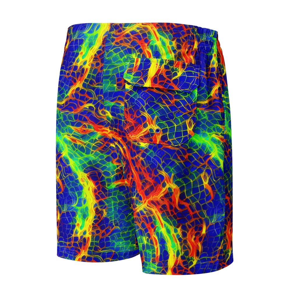 Solar Labyrinth on Men's Board Shorts — Back