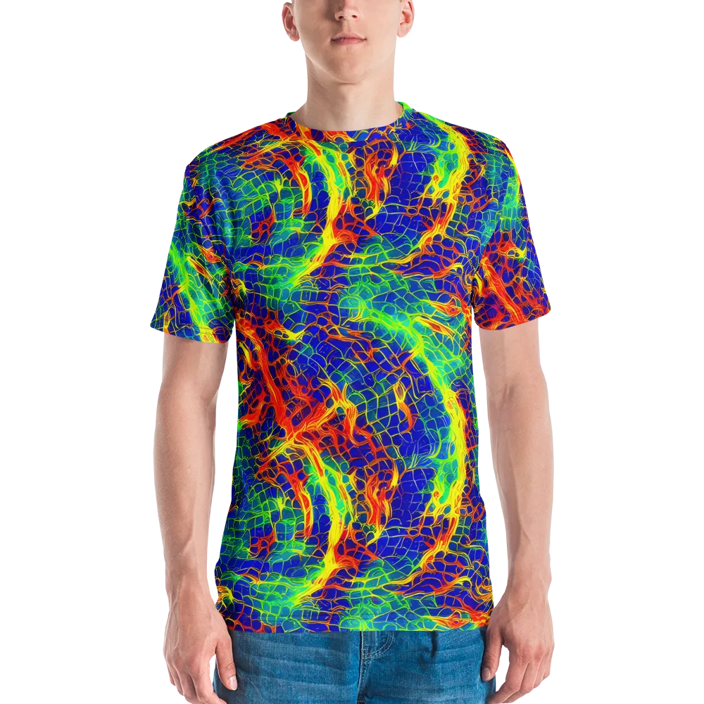 Solar Labyrinth on Men's Crew Neck T-Shirt — Front