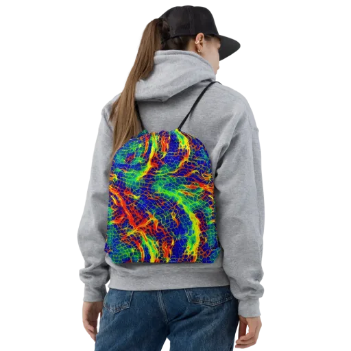 Solar Labyrinth on a Drawstring Bag