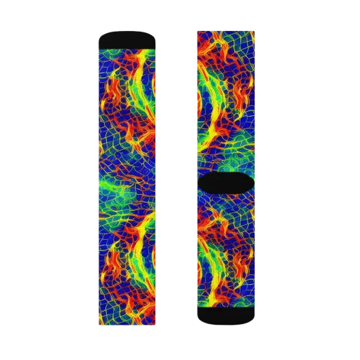 Solar Labyrinth on a Socks