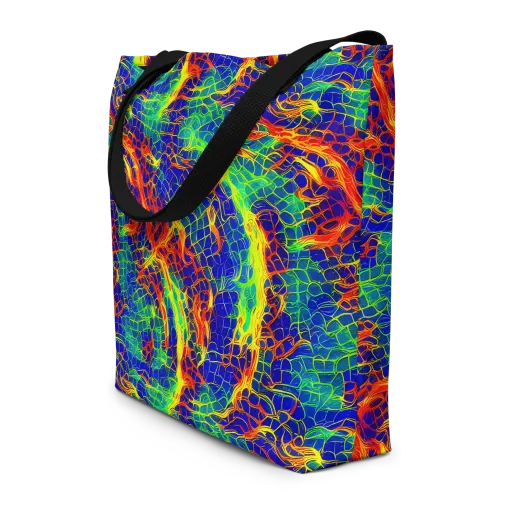 Solar Labyrinth on a Large Tote Bag W/ Pocket