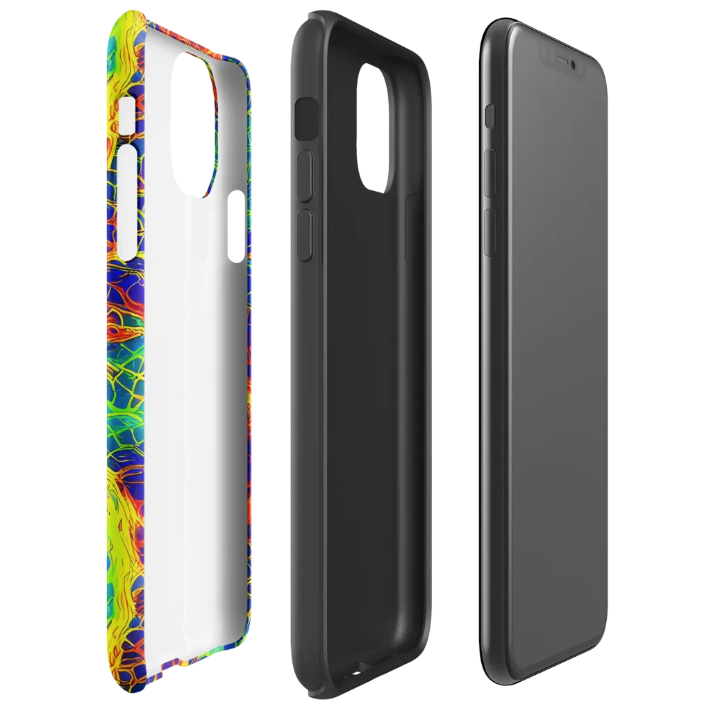 Solar Labyrinth on Tough Case for iPhone® — Right