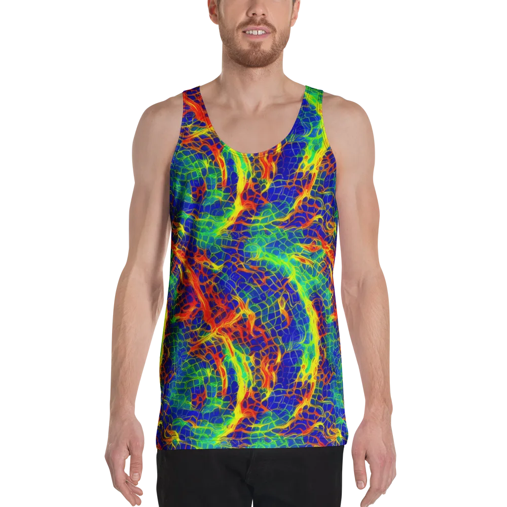 Solar Labyrinth on Men's Tank Top — Front