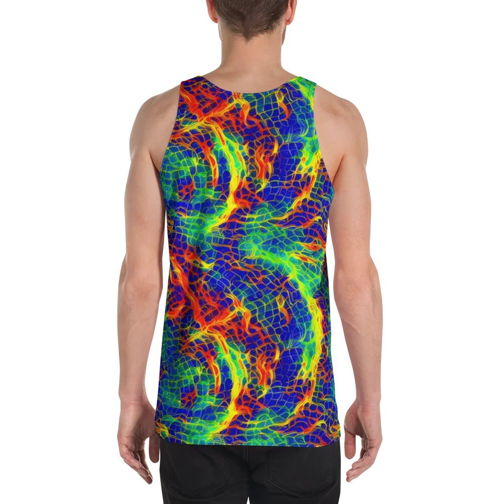 Solar Labyrinth on Men's Tank Top — Back