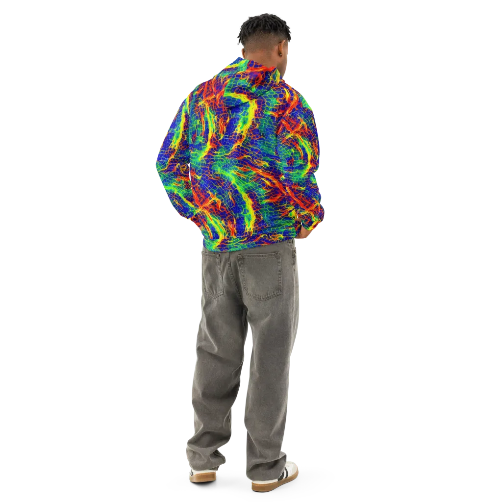 Solar Labyrinth on Cotton Hoodie — Back