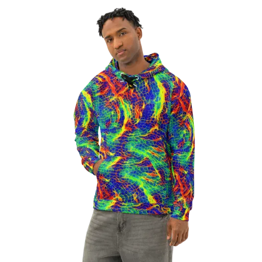 Solar Labyrinth on a Cotton Hoodie