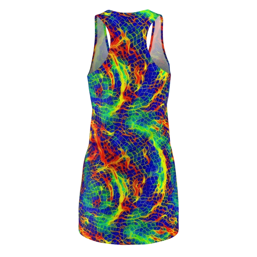 Solar Labyrinth on Racerback Dress — Back