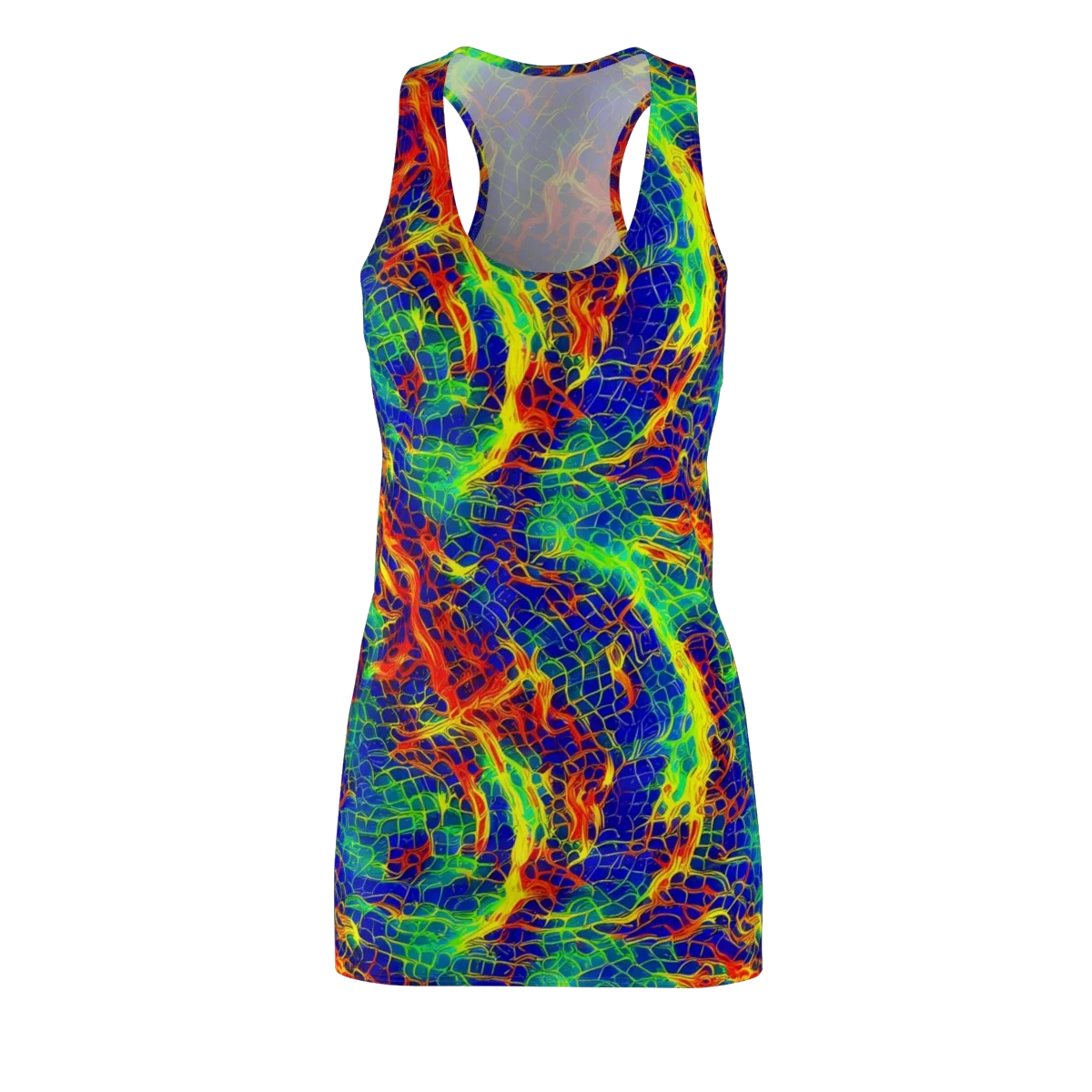 Solar Labyrinth on Racerback Dress — Front