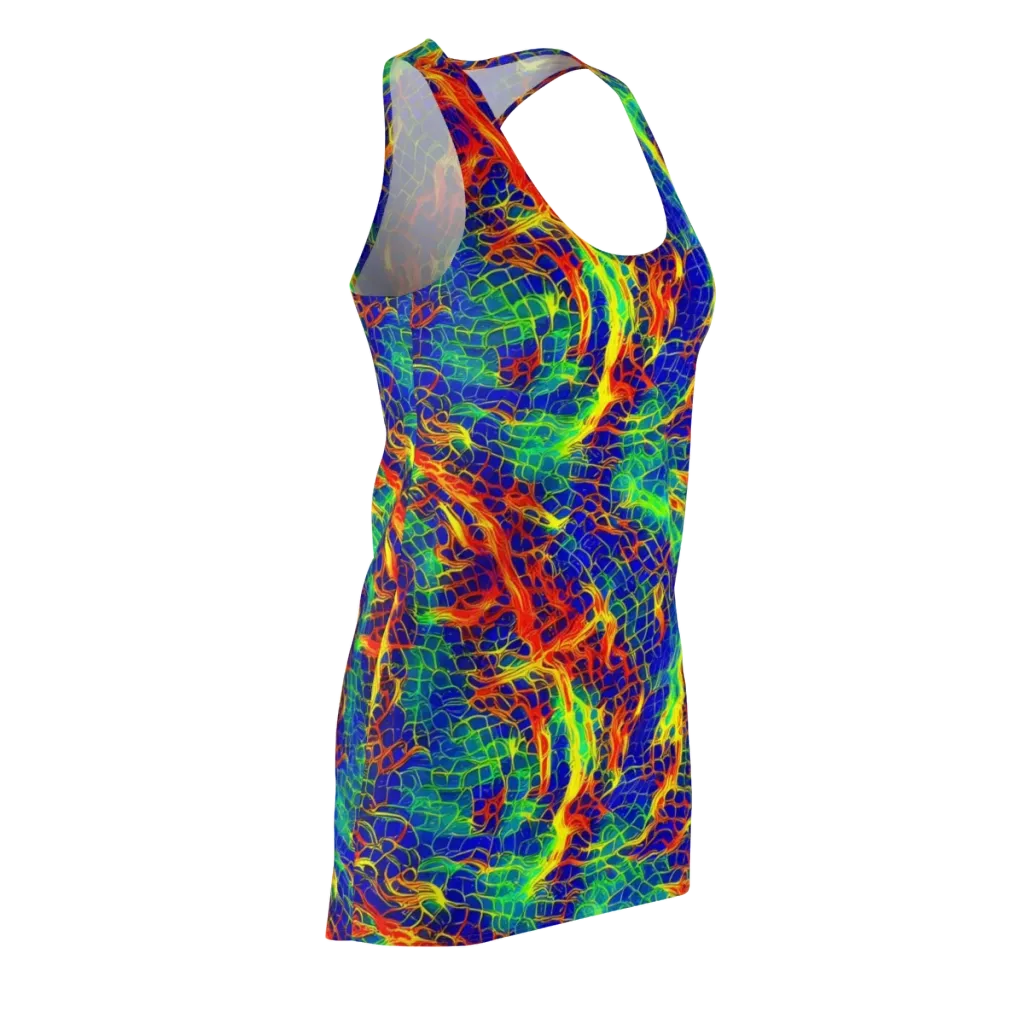 Solar Labyrinth on Racerback Dress — Front Side