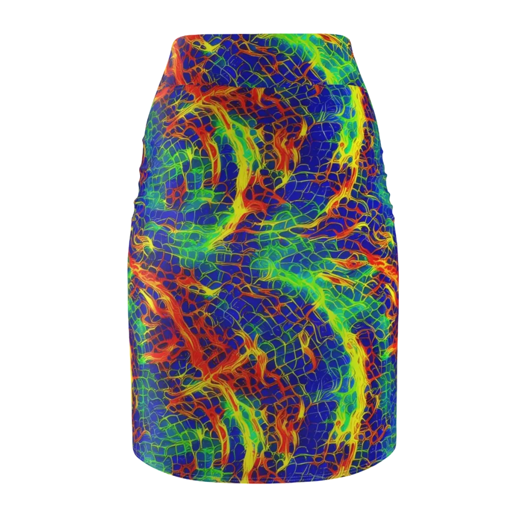 Solar Labyrinth on Pencil Skirt — Back
