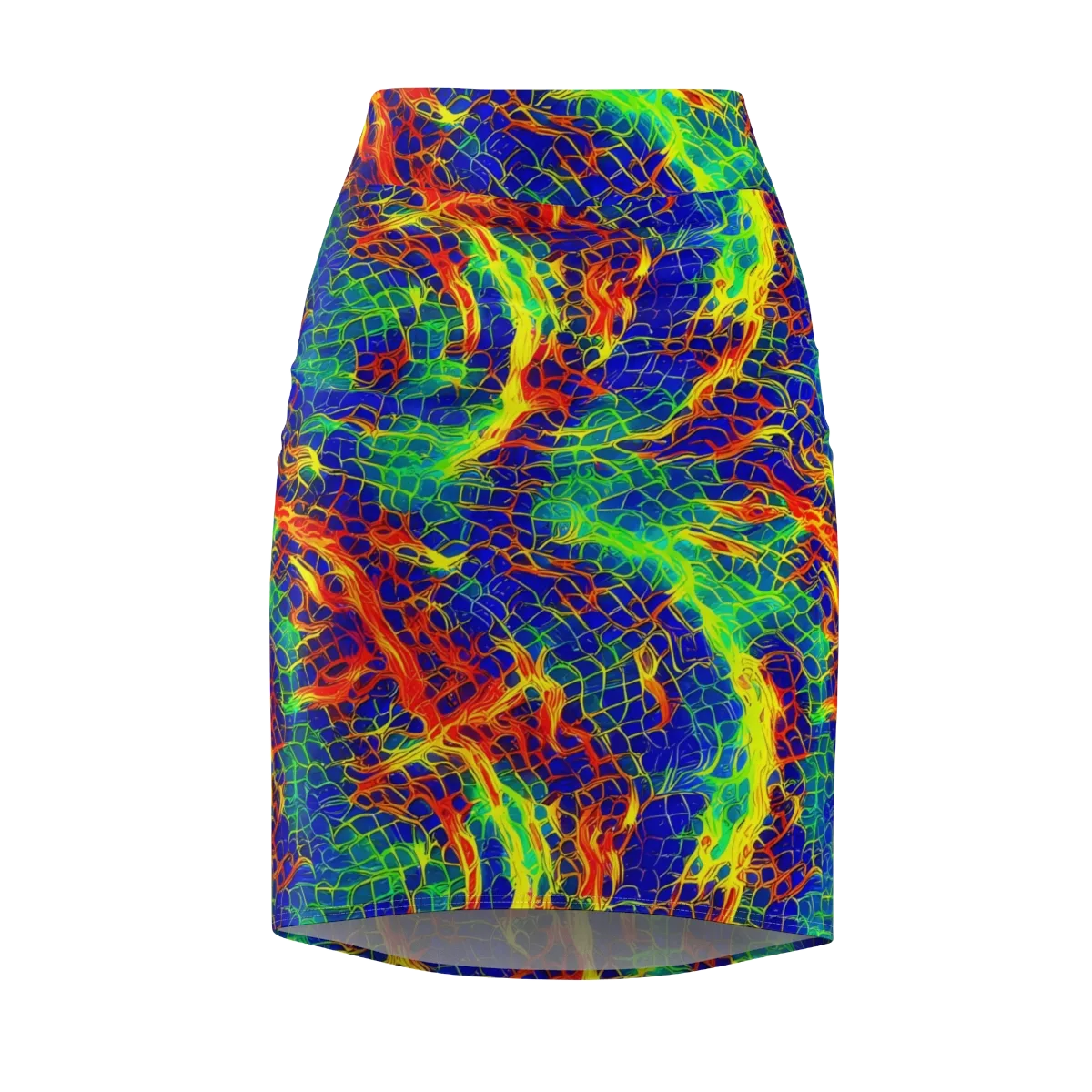 Solar Labyrinth on Pencil Skirt — Front