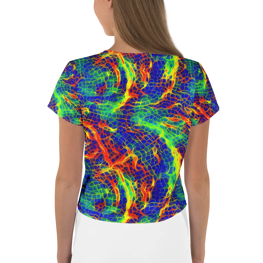 Solar Labyrinth on Crop Tee — Back