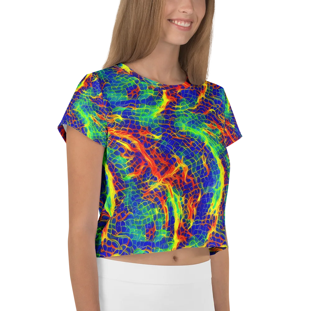Solar Labyrinth on Crop Tee — Right