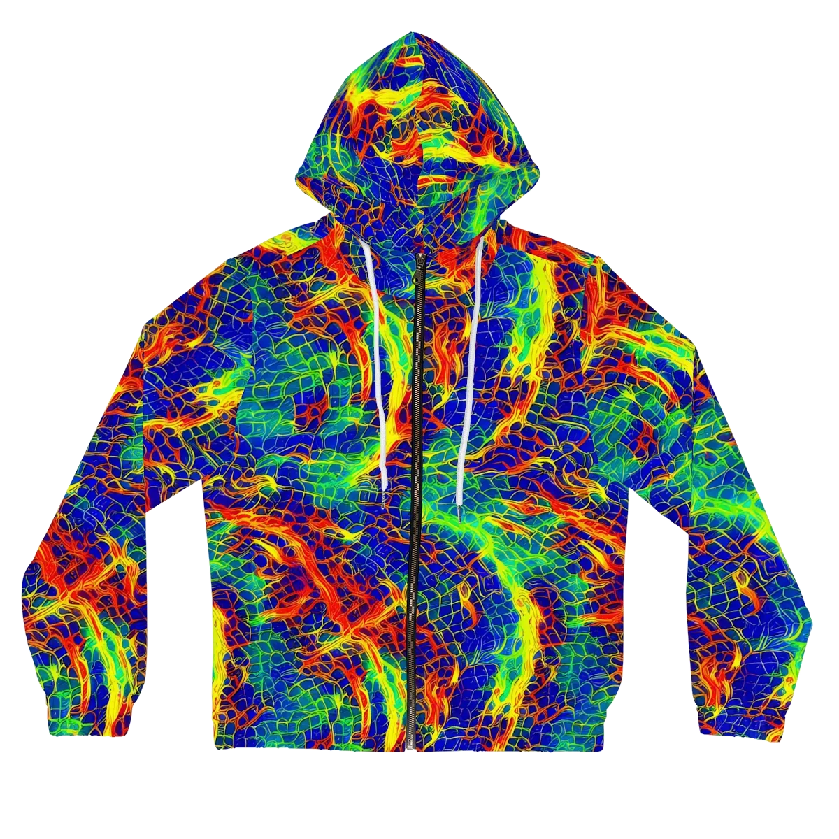 Solar Labyrinth on Women's Full-Zip Hoodie — Front