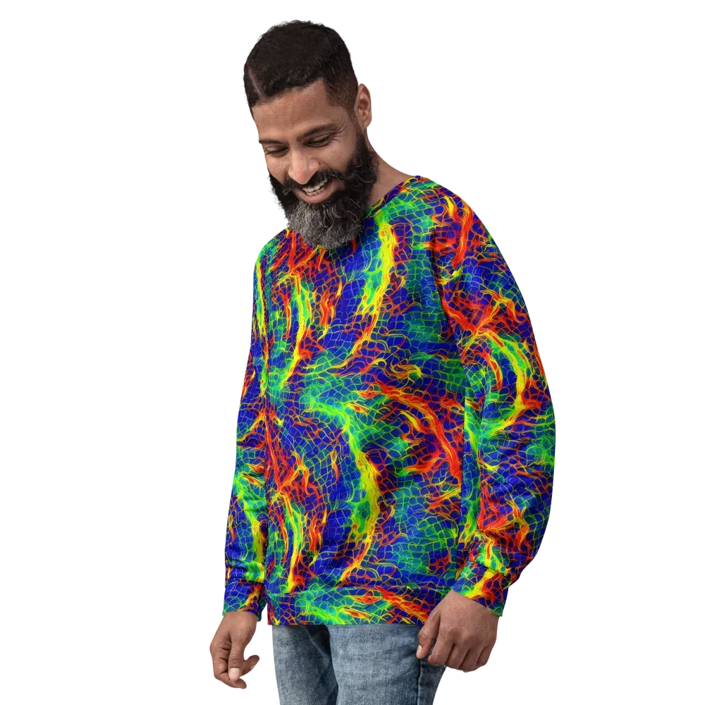 Solar Labyrinth on Sweatshirt — Left Front
