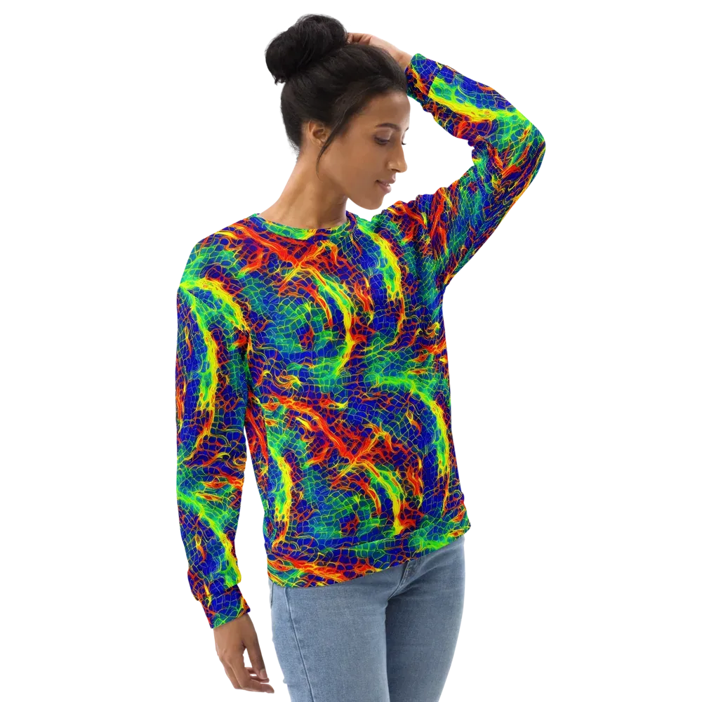 Solar Labyrinth on Sweatshirt — Right Front