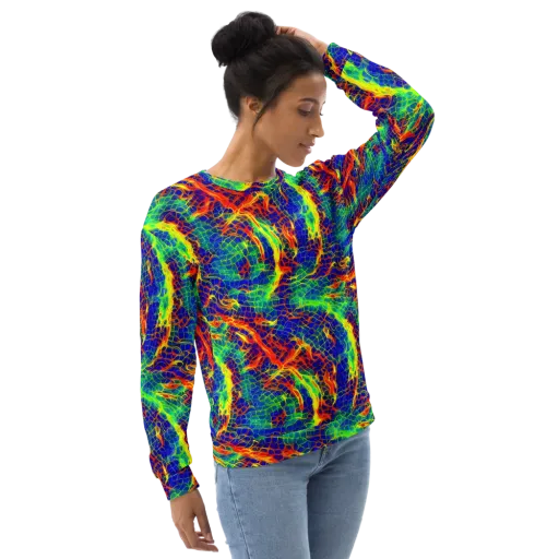 Solar Labyrinth on a Sweatshirt