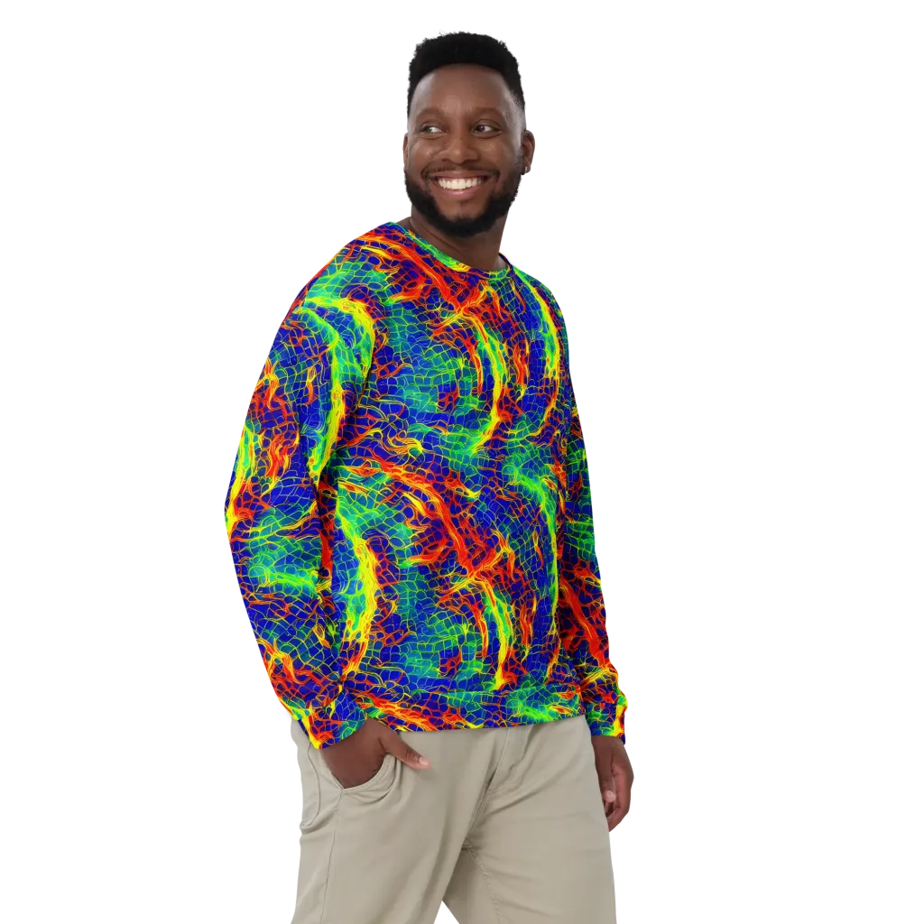Solar Labyrinth on Sweatshirt — Front