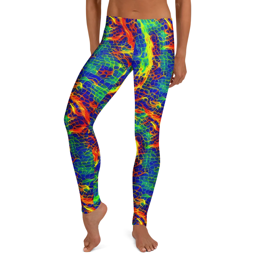 Solar Labyrinth on Leggings — Front