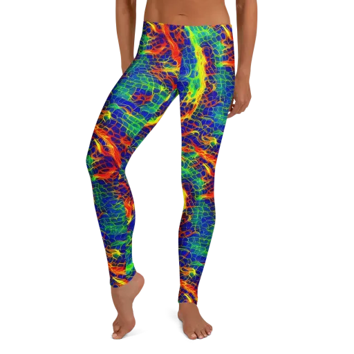 Solar Labyrinth on a Leggings