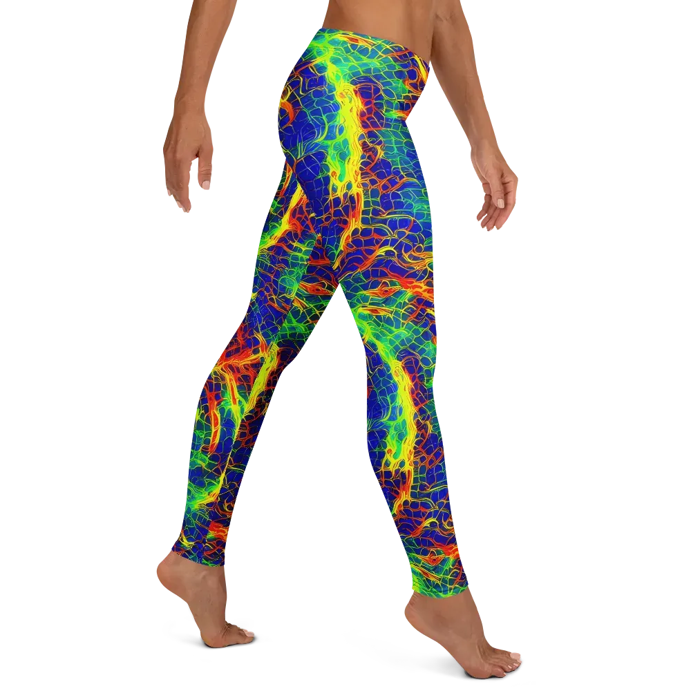 Solar Labyrinth on Leggings — Right