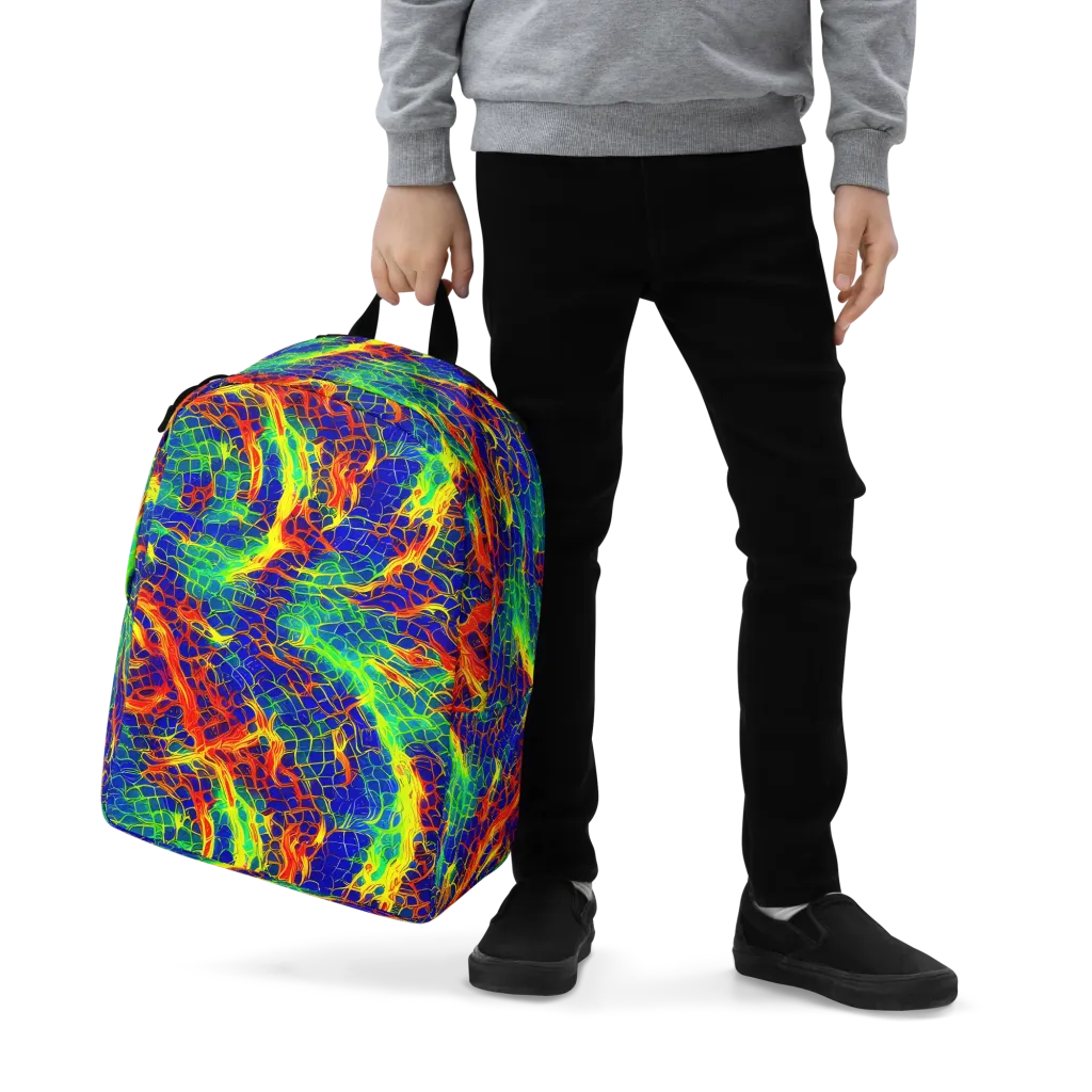 Solar Labyrinth on Minimalist Backpack — Zoomed-in
