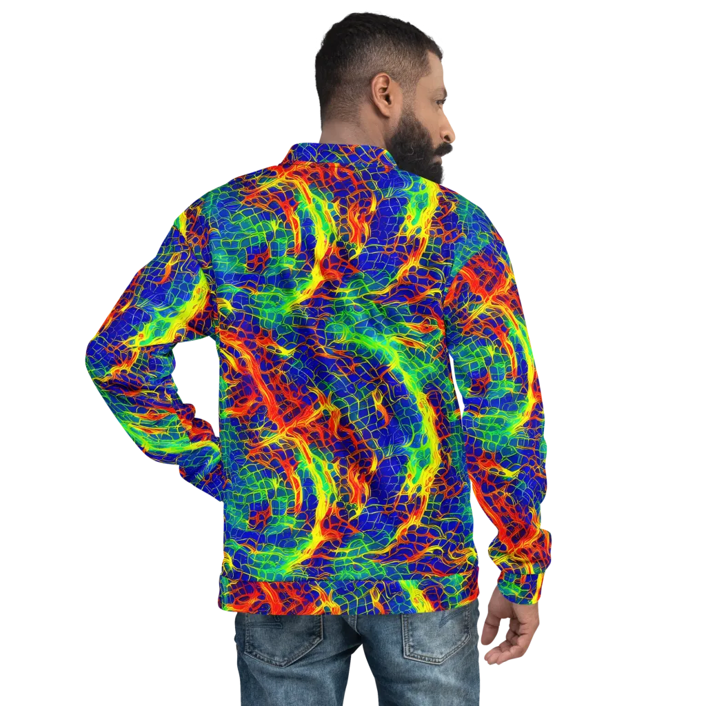 Solar Labyrinth on Bomber Jacket — Back