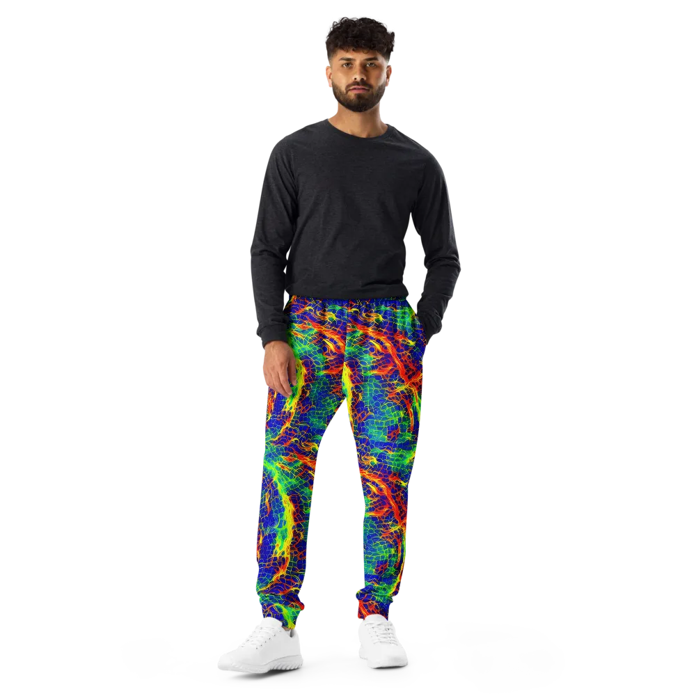 Solar Labyrinth on Men's Joggers — Front