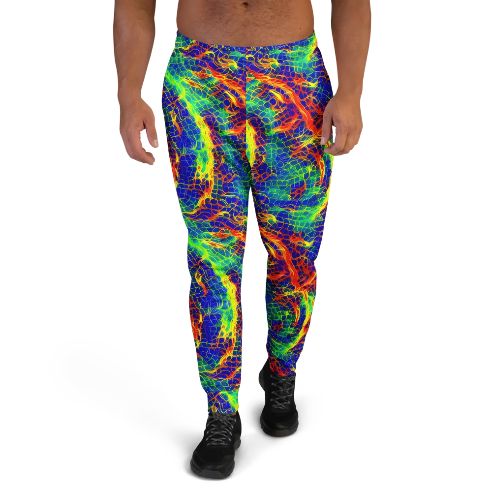 Solar Labyrinth on Men's Joggers — Front