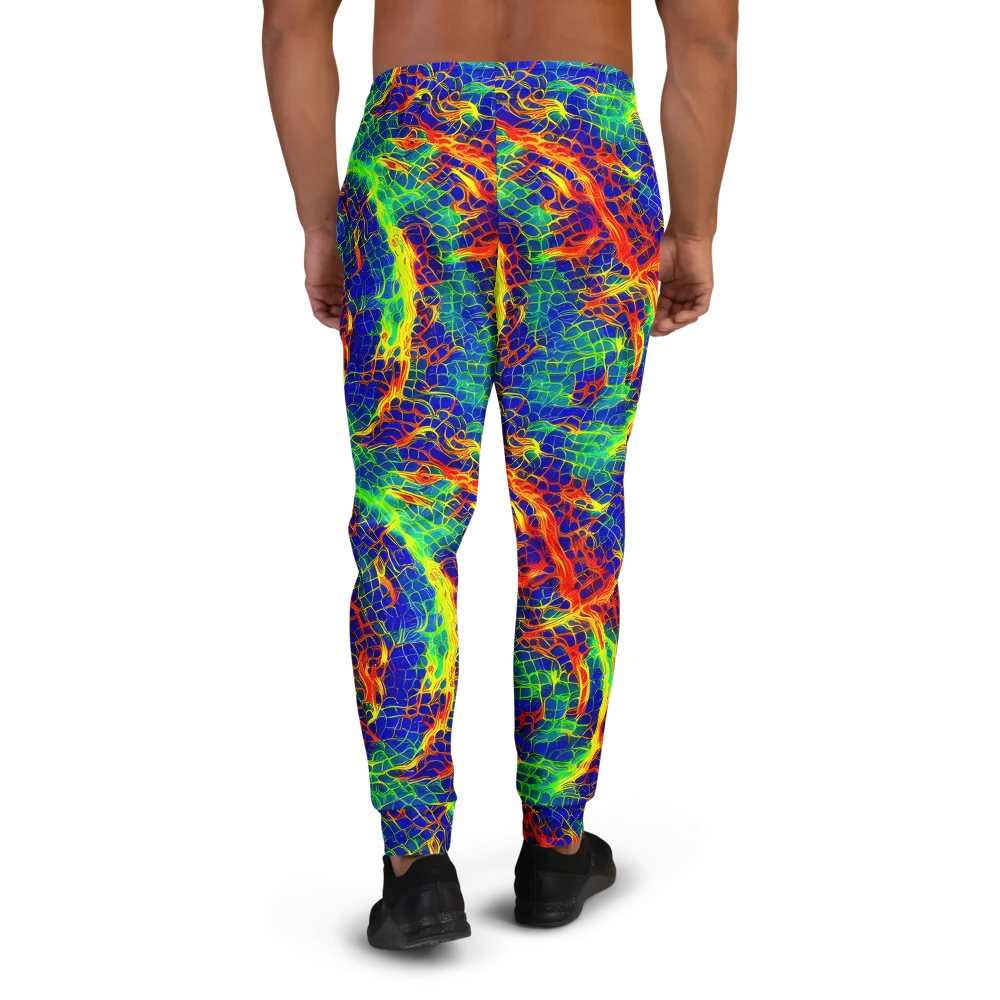 Solar Labyrinth on Men's Joggers — Back