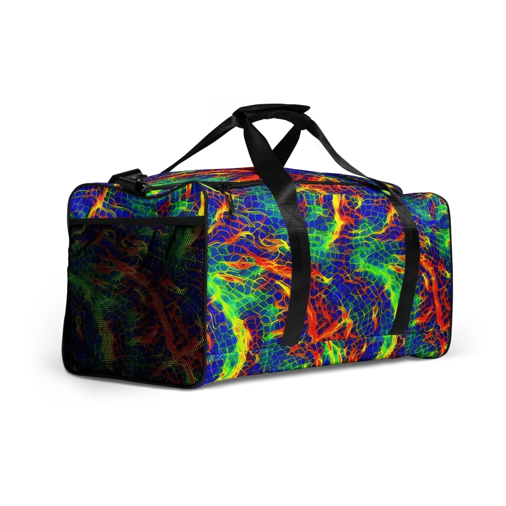 Solar Labyrinth on Duffle Bag — Right Front