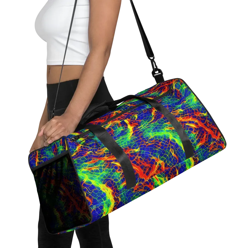 Solar Labyrinth on Duffle Bag — Front