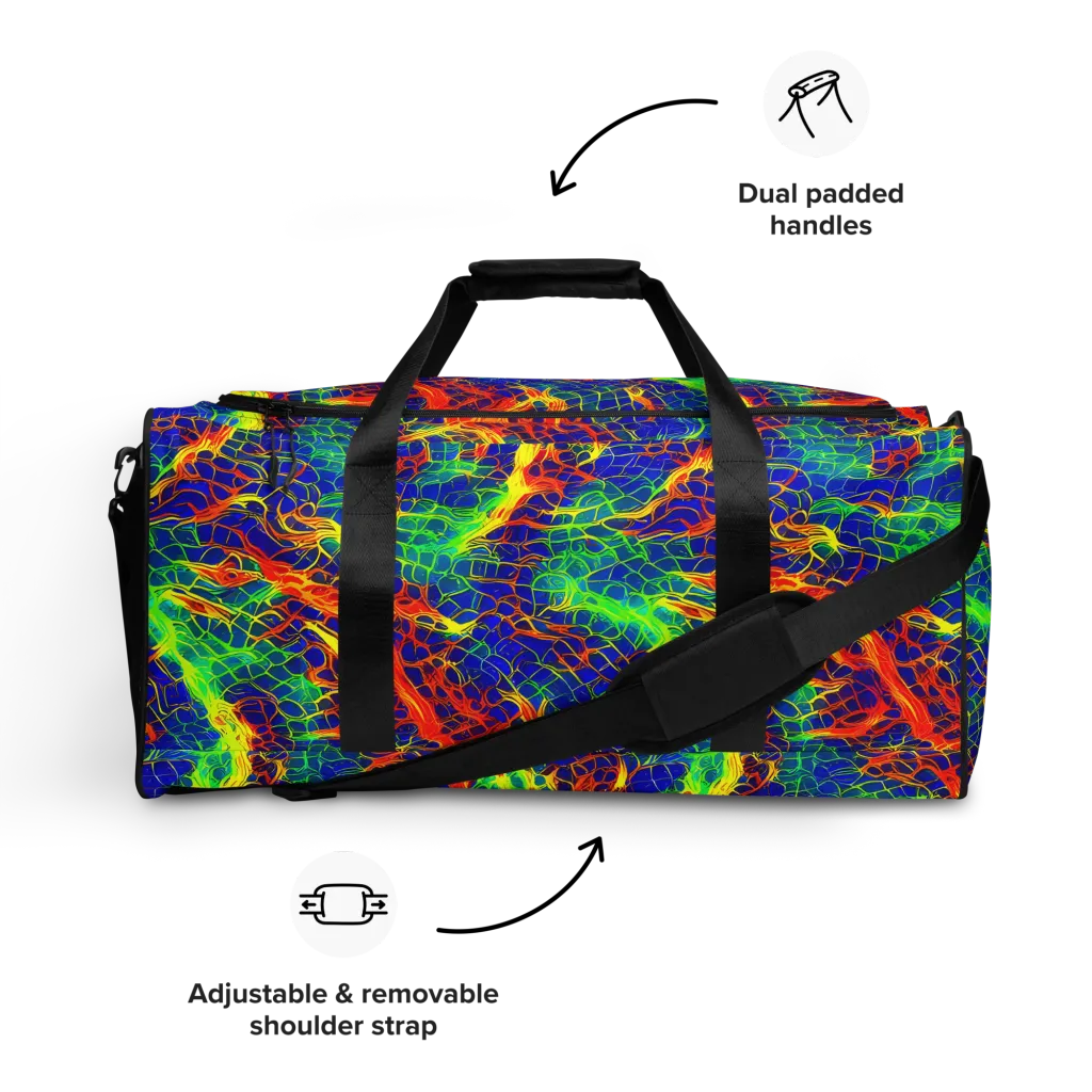 Solar Labyrinth on Duffle Bag — Front