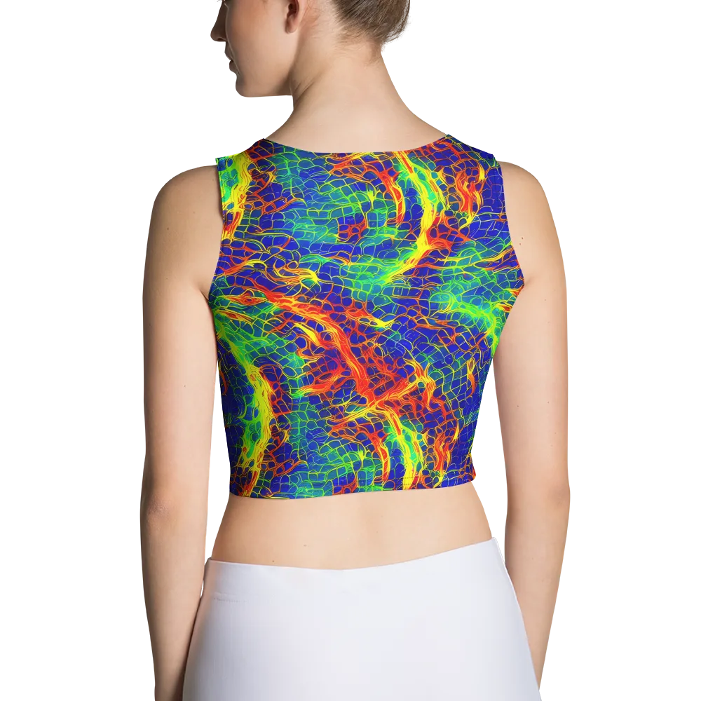 Solar Labyrinth on Crop Top — Back