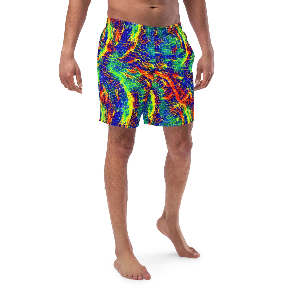 Solar Labyrinth on Swim Trunks — Front