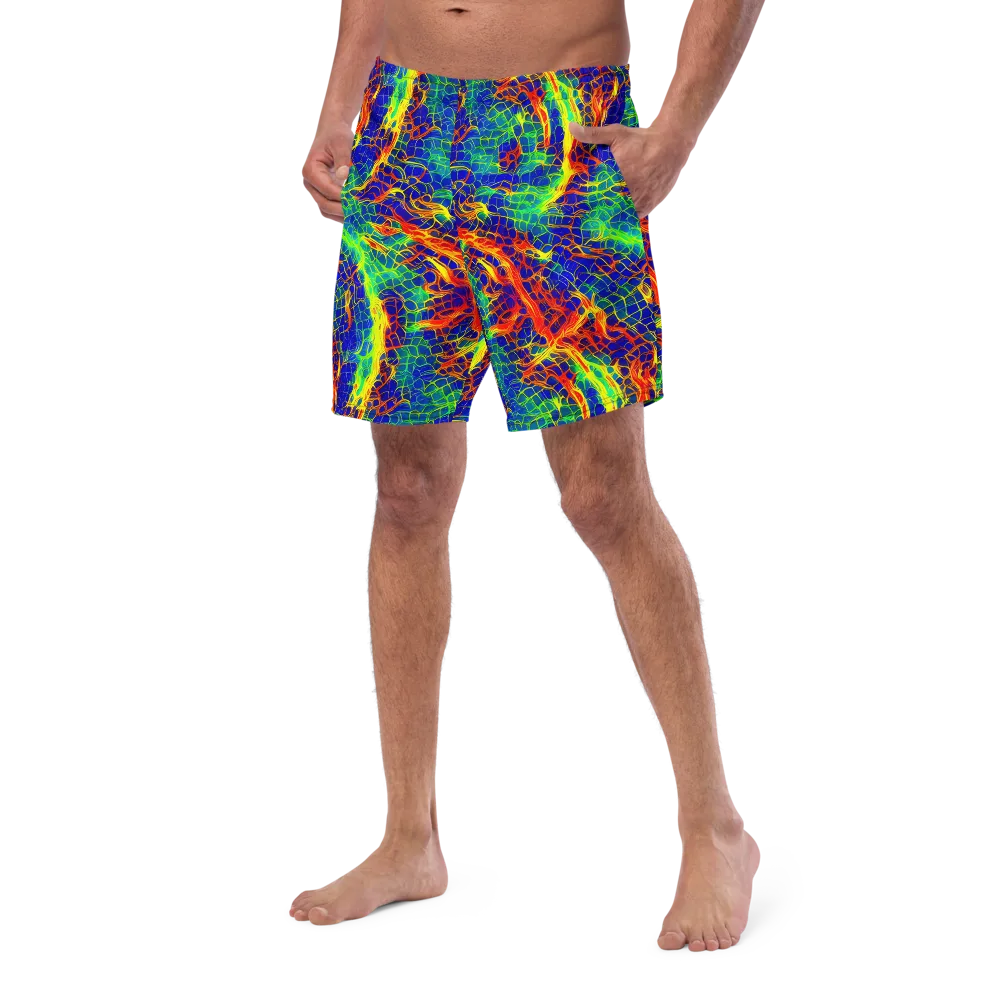 Solar Labyrinth on Swim Trunks — Left Front