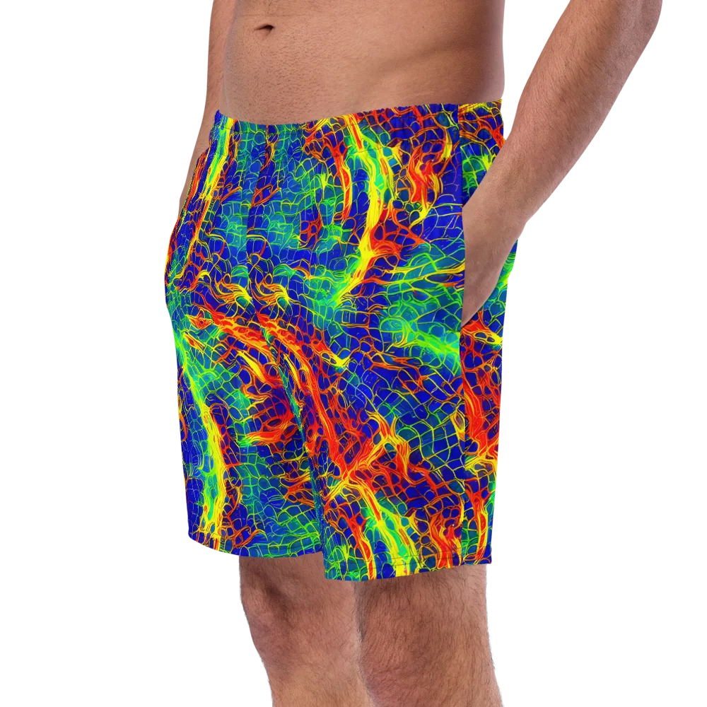 Solar Labyrinth on Swim Trunks — Left Front