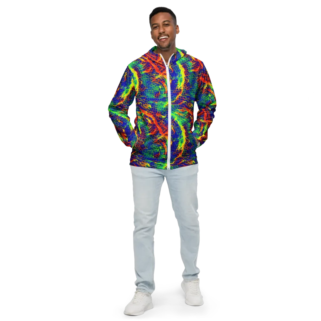 Solar Labyrinth on Men's Windbreaker — Front