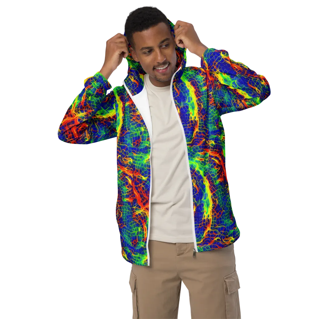 Solar Labyrinth on Men's Windbreaker — Front