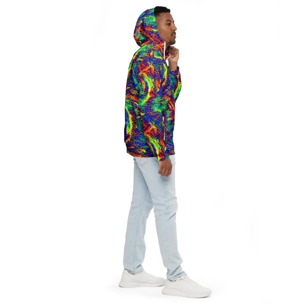 Solar Labyrinth on Men's Windbreaker — Right