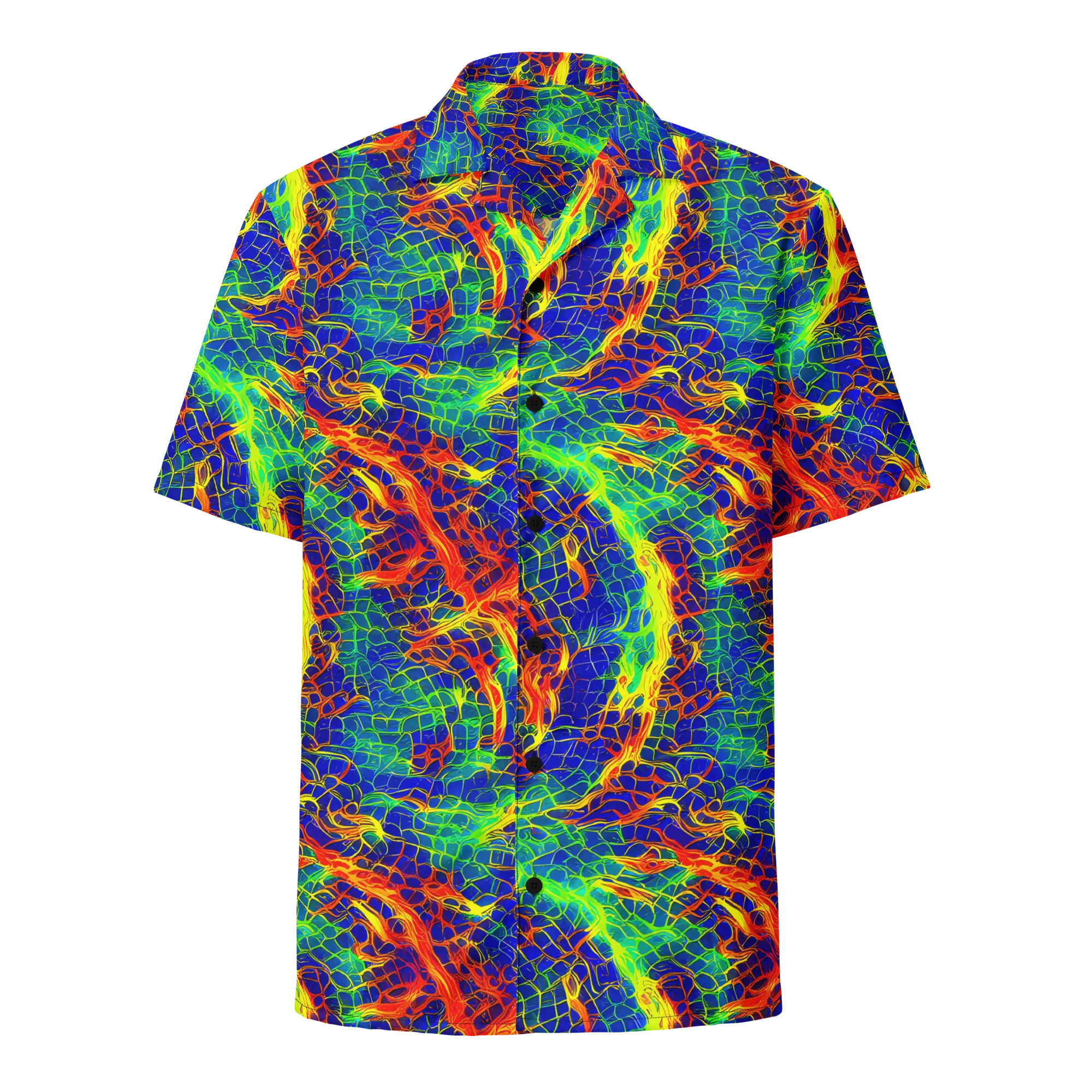 Solar Labyrinth on Button Shirt — Front