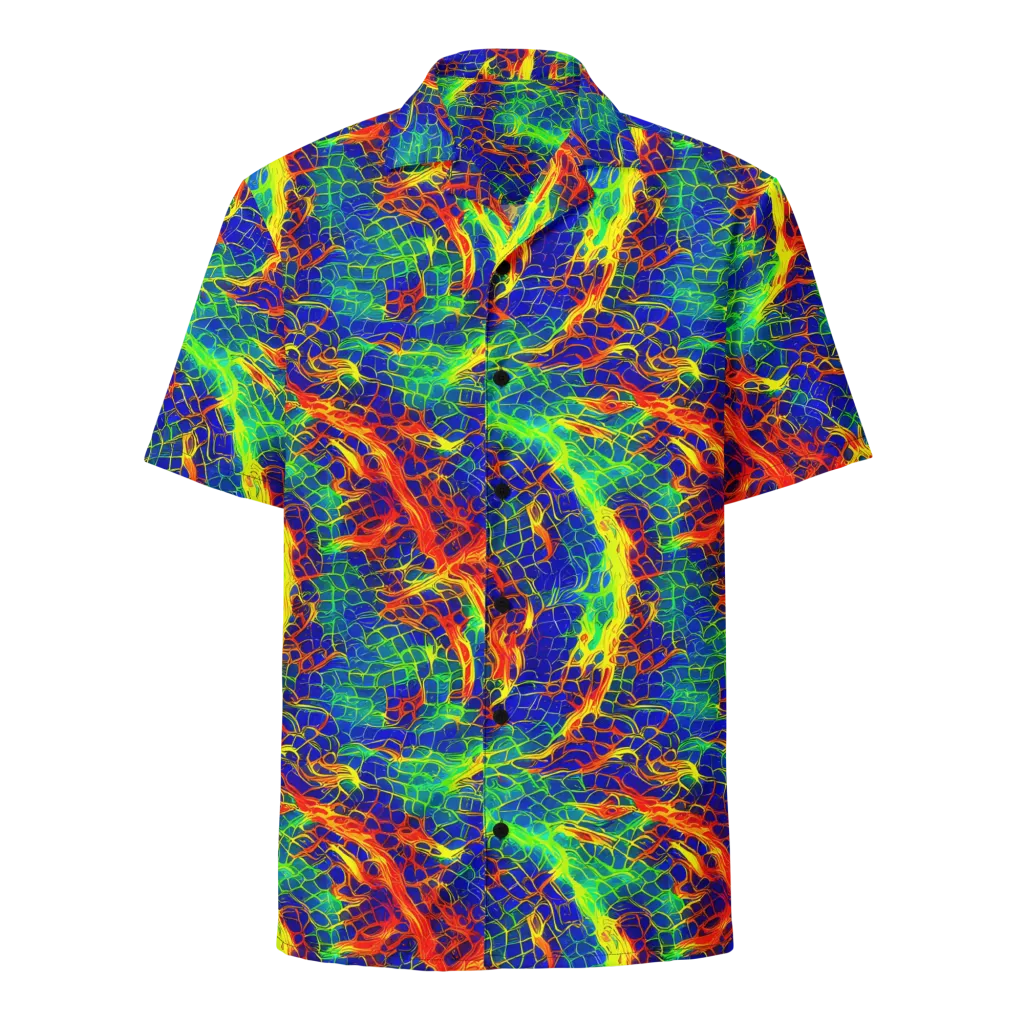 Solar Labyrinth on Button Shirt — Front