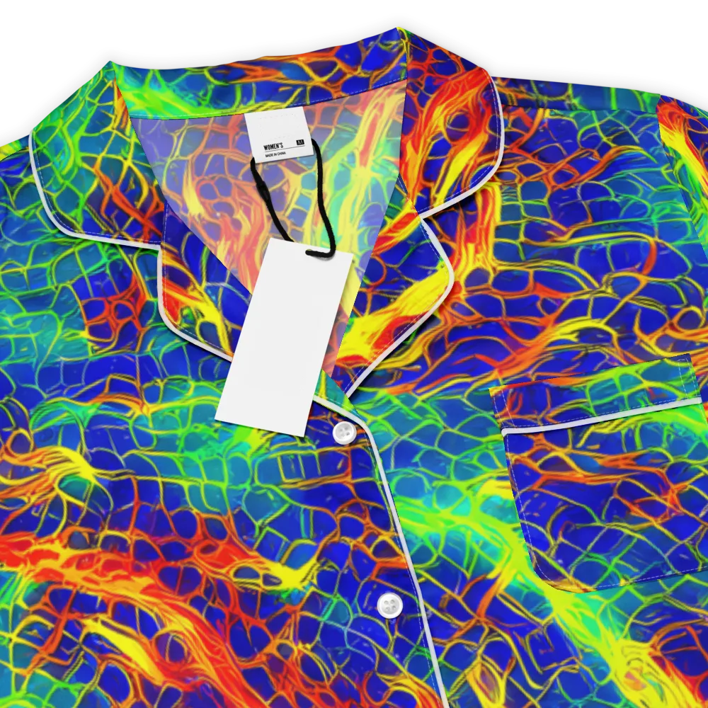 Solar Labyrinth on Women's Short Sleeve Pajama Top — Product details