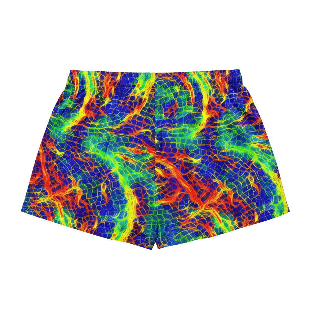 Solar Labyrinth on Women's Pajama Shorts — Back