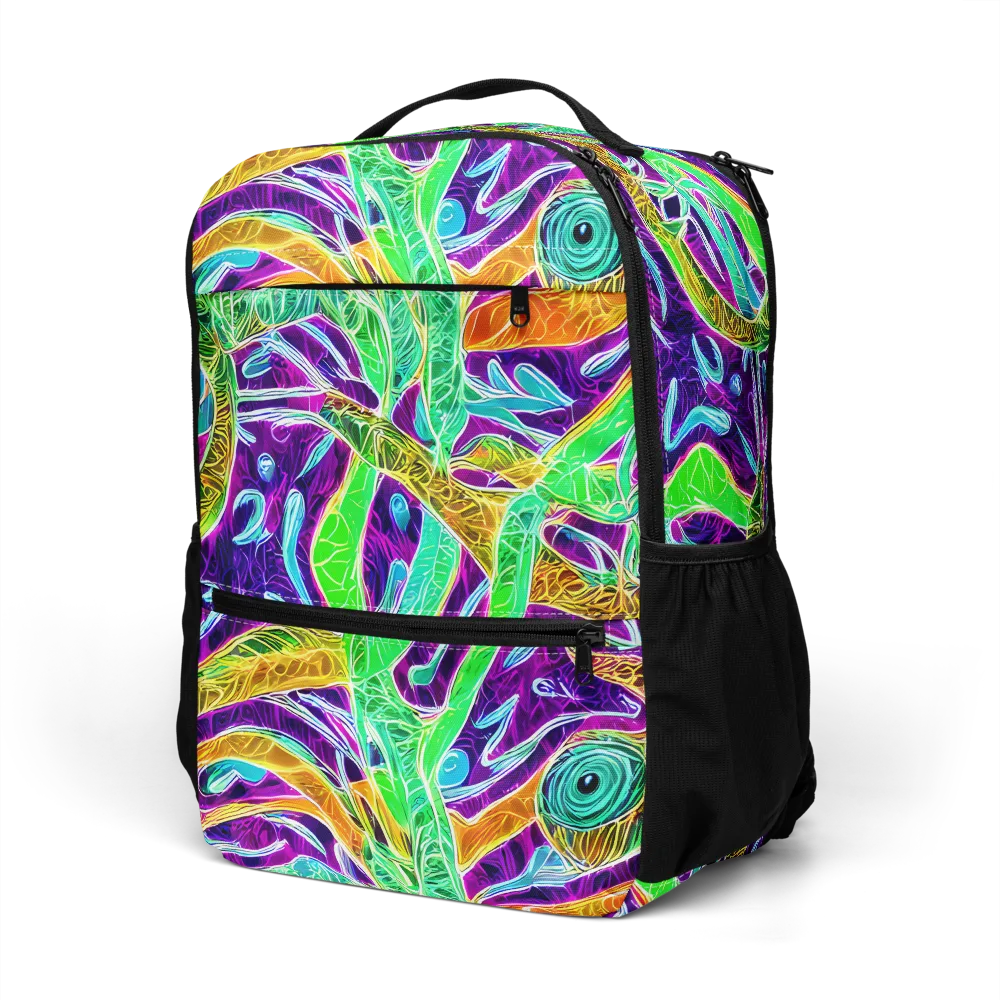 Chromatic Tropics on Utility Backpack — Left Front
