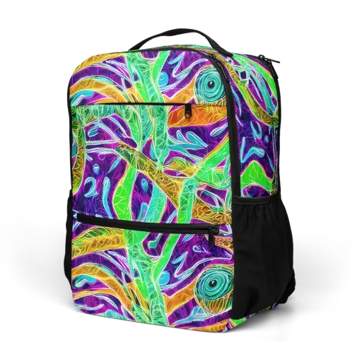 Chromatic Tropics on a Utility Backpack