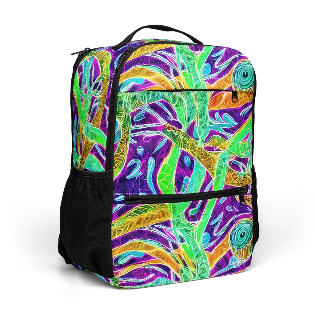 Chromatic Tropics on Utility Backpack — Right Front