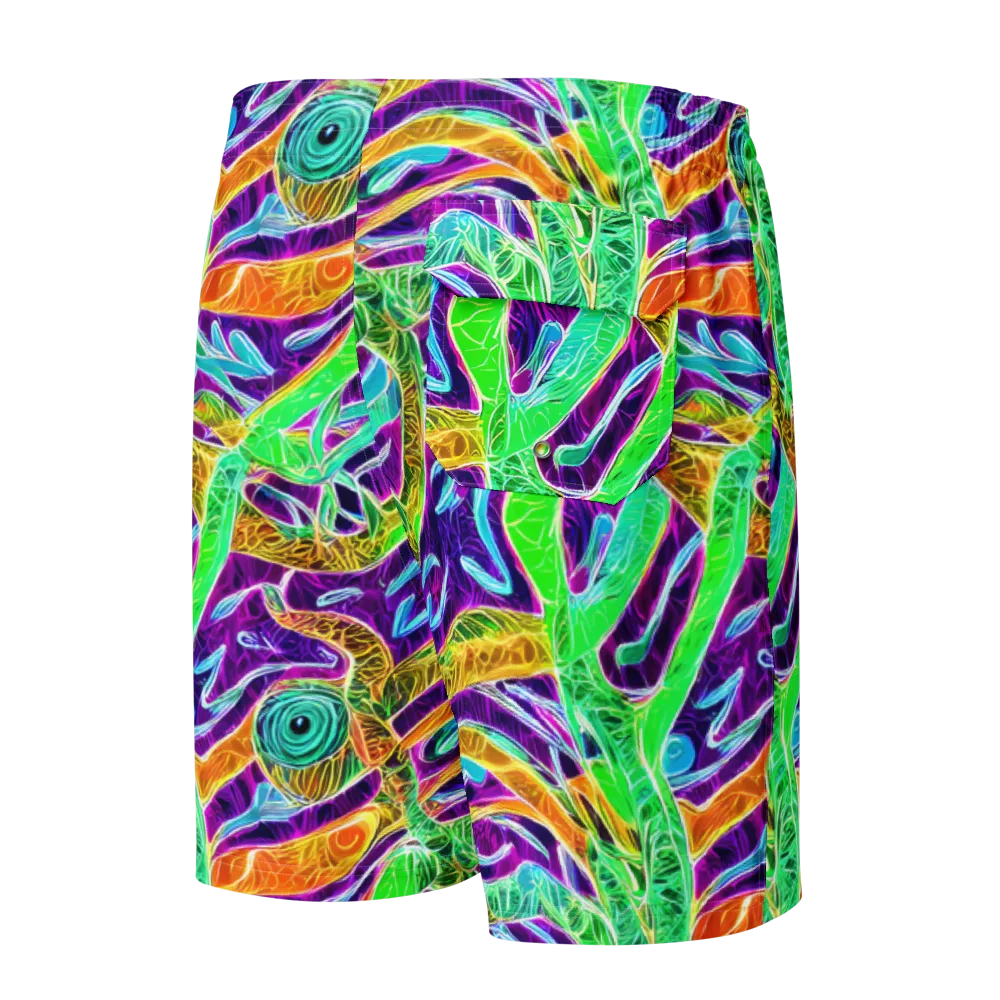 Chromatic Tropics on Men's Board Shorts — Back