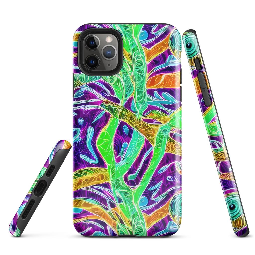 Chromatic Tropics on Tough Case for iPhone® — Front